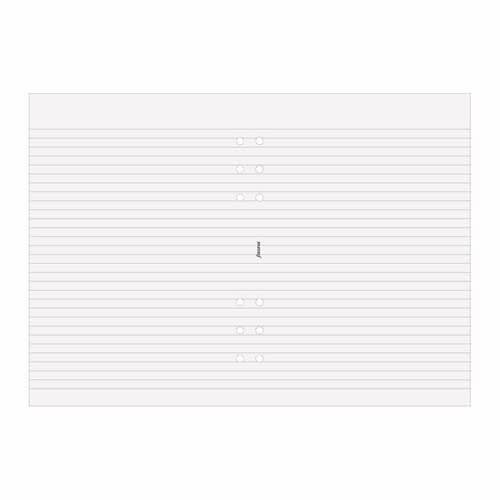 Filofax A5 notatblokk linjert hvit