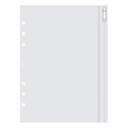 Filofax A5 plastlomme med glidelås