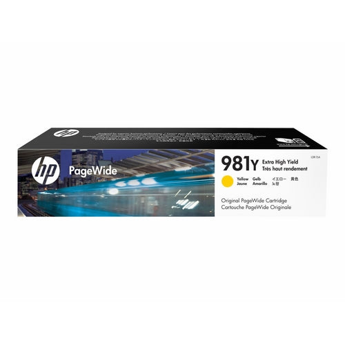 Blekk HP 981Y Extra High Yield gul