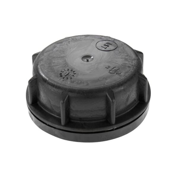 Kapsel/lokk til plastkanne 60mm sort