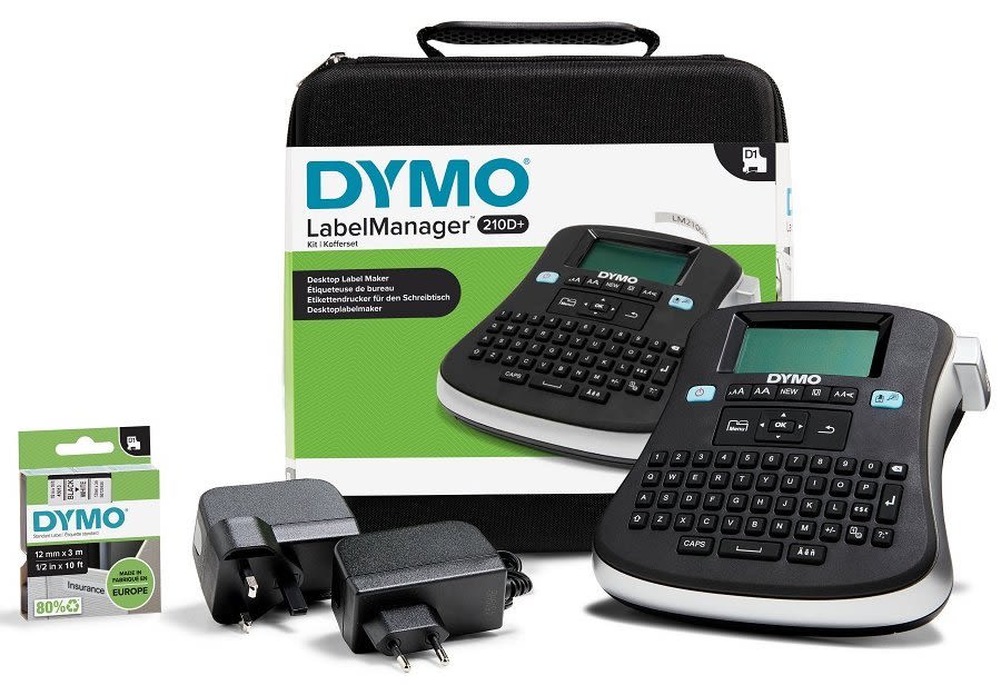 Tekstemaskin Dymo LM 210 KitCase
