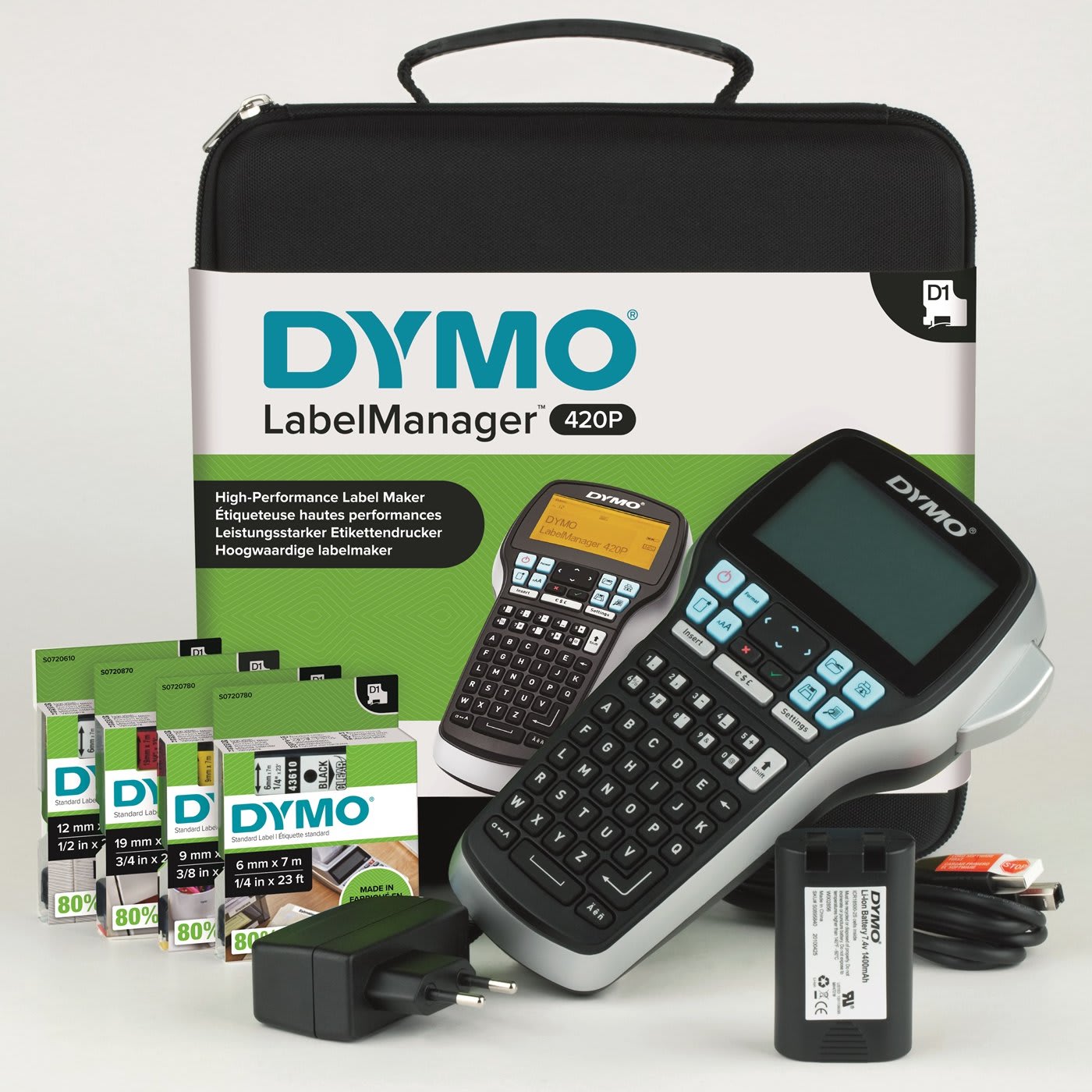 Tekstemaskin Dymo LM 420P KitCase