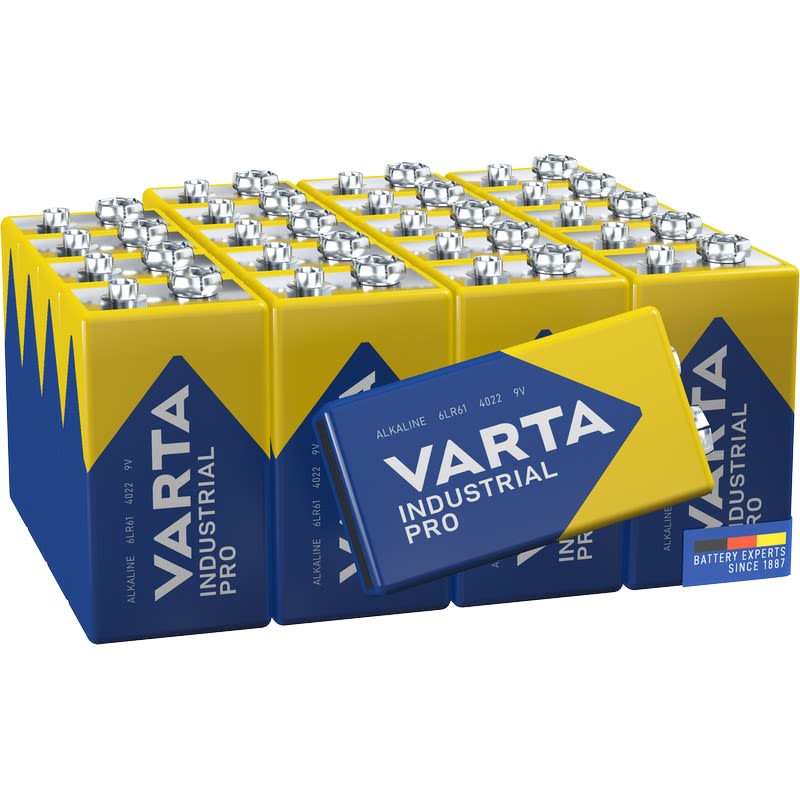 Batteri Varta Industrial Pro 9V 6LR61