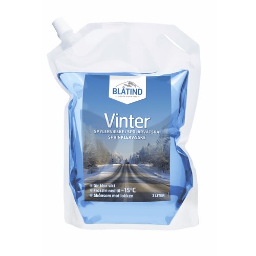 Blåtind vinterspylervæske -15gr 3l.