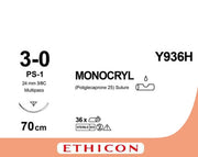 Sutur Monocryl 3-0 PS-1 MultiPass 70cm