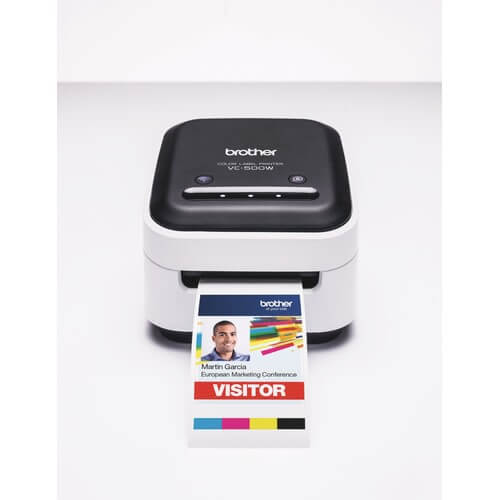 Etikettskriver Brother VC-500W farge