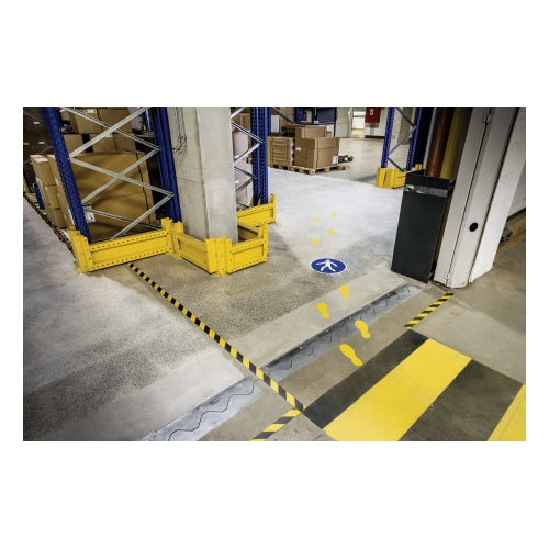Gulvtape Durable Duraline gul/sort 30m