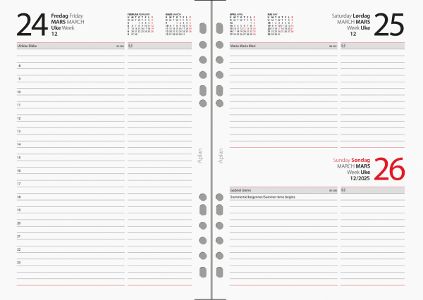Aplan A5 Dag årssett 2026