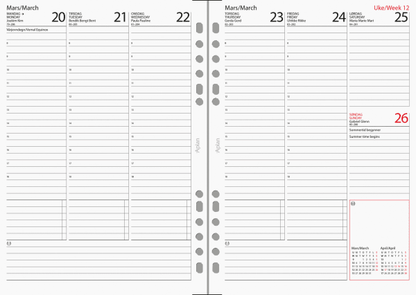 Aplan A5 Uke årssett 2026