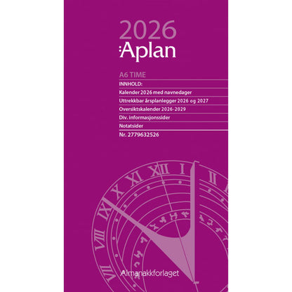 Aplan A6 Uke Time år 2026