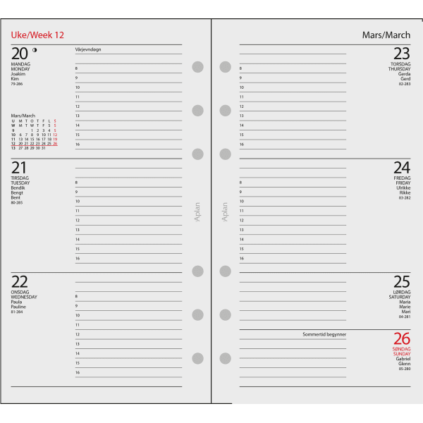 Aplan A6 Uke Time år 2026