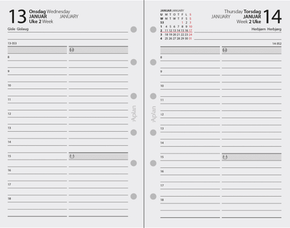 Aplan Pocket Dag årssett 2026