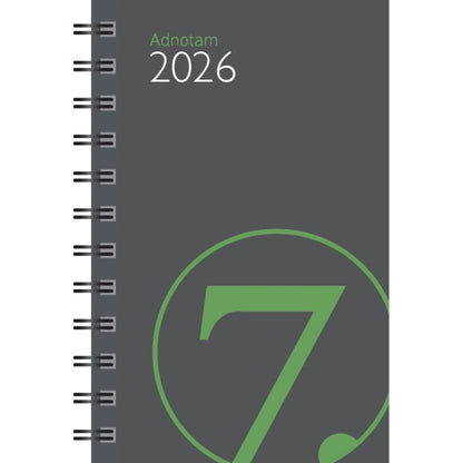 Adnotam spiral kart. grå 2026