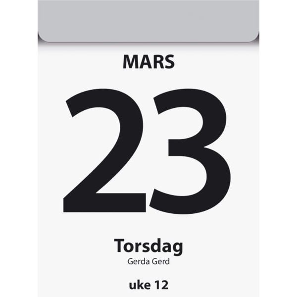 Dagblokk stor 8.5x12.8cm 2026