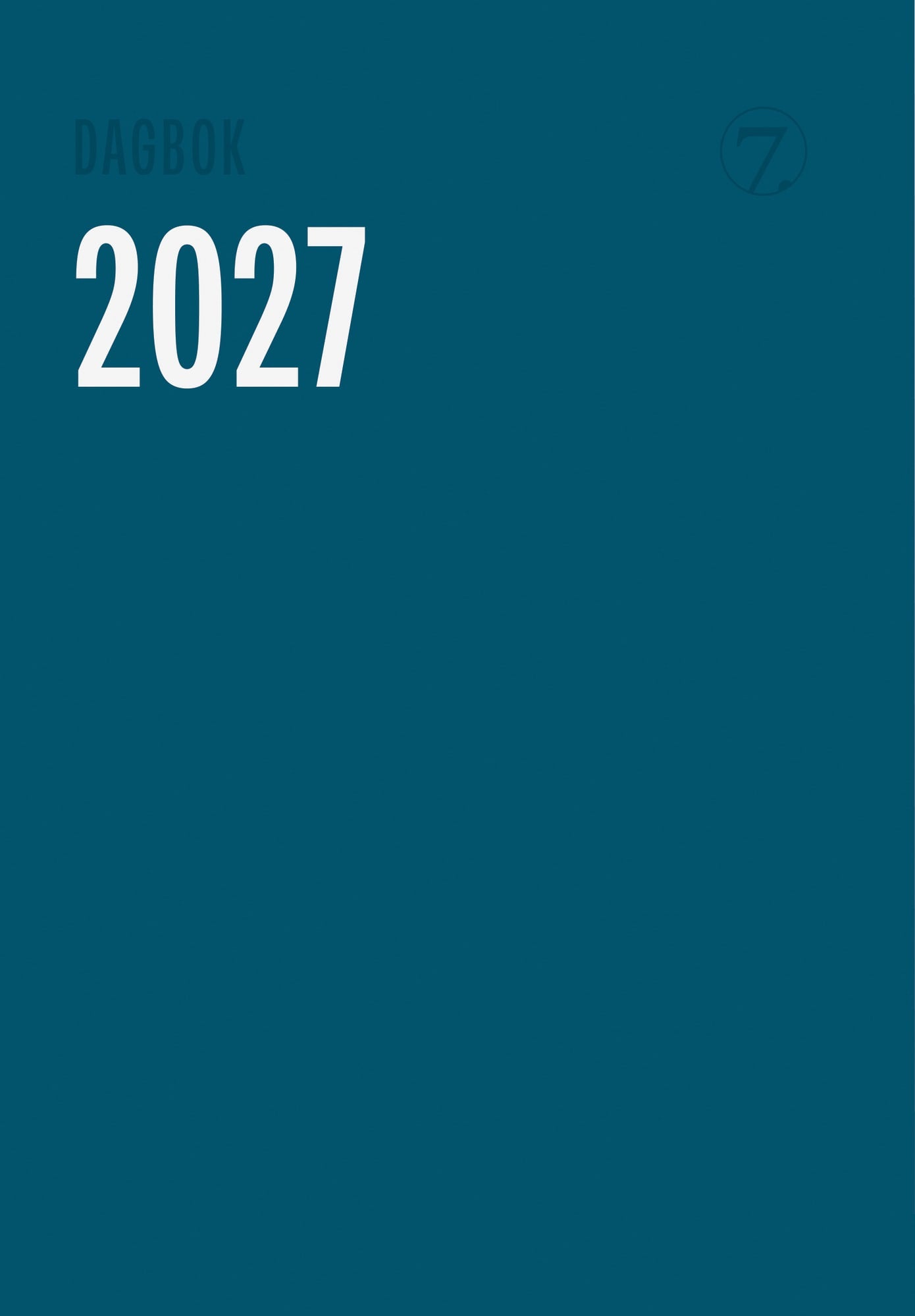 Dagbok A5 im.skinn trend m.reg 2026