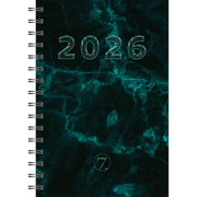 Dagbok A5 spiral kart. 2026