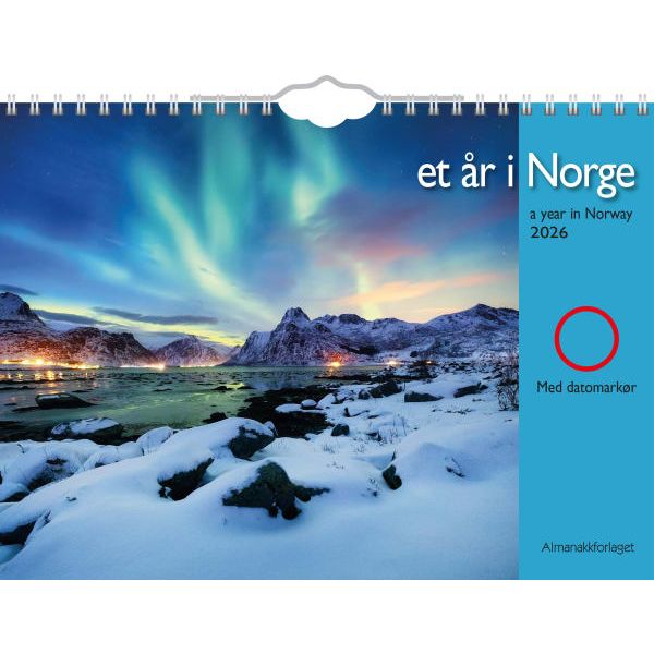 Et år i Norge veggkalender 2026
