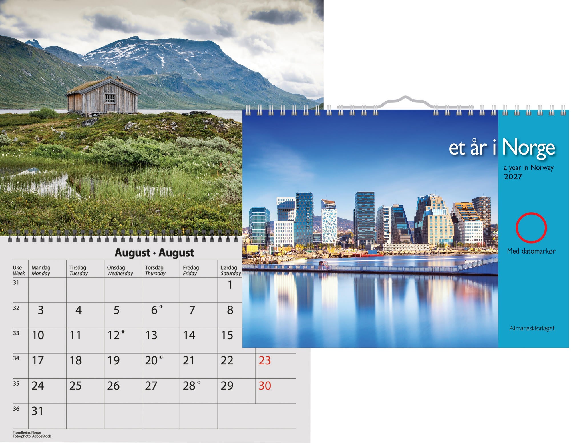 Et år i Norge veggkalender 2026