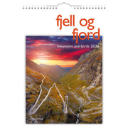 Fjell og fjord veggkalender 2026