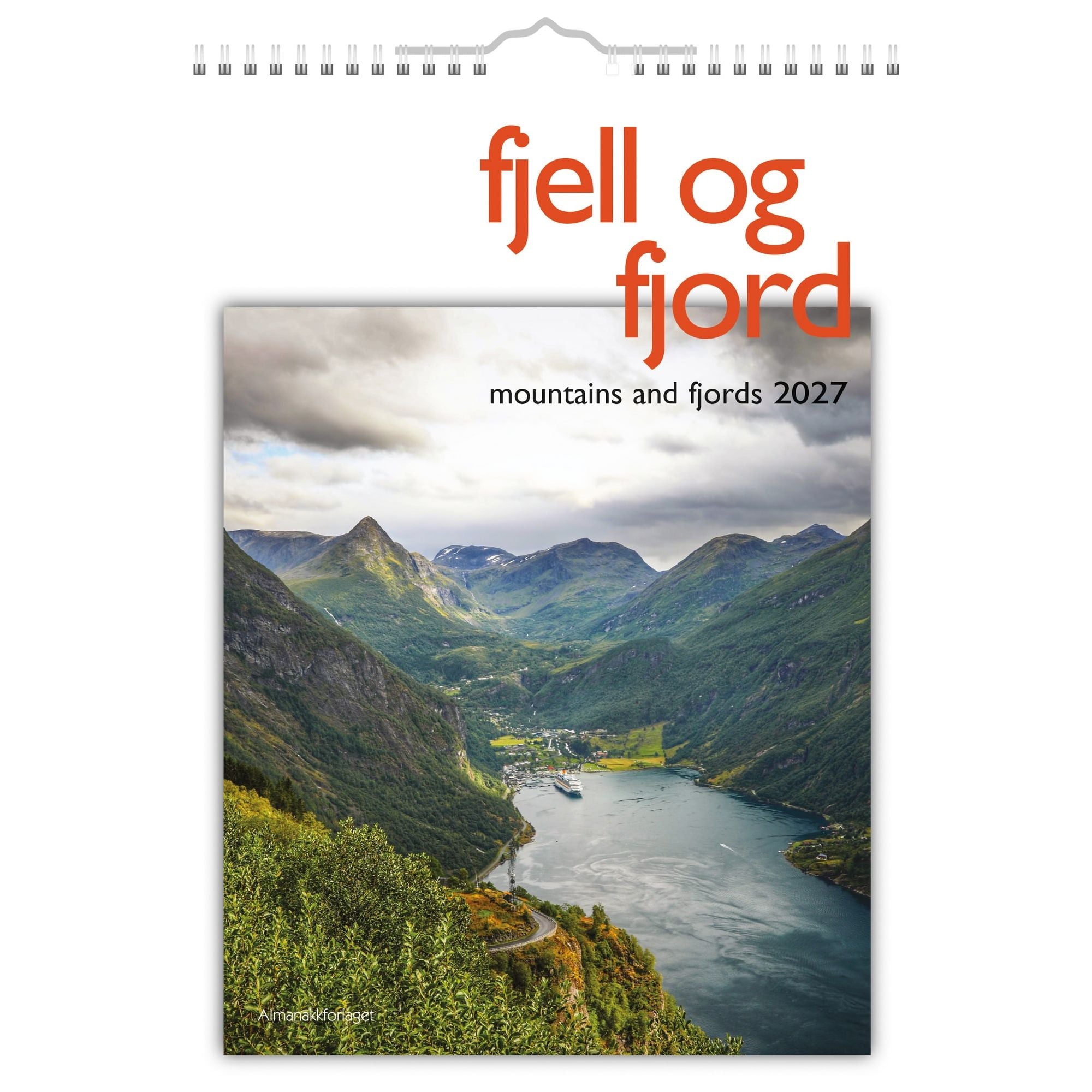 Fjell og fjord veggkalender 2026