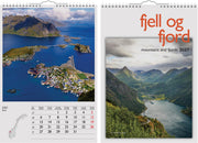 Fjell og fjord veggkalender 2026