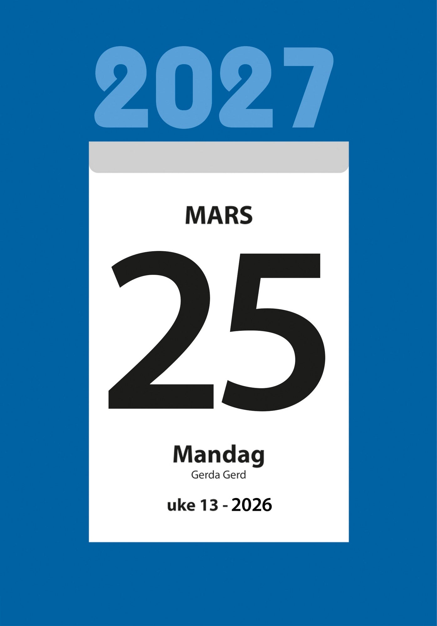 Kjempekalender liten 2026