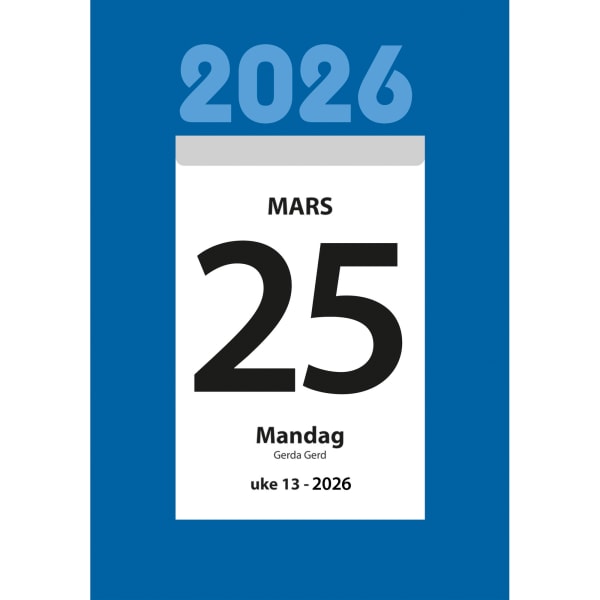 Kjempekalender liten 2026