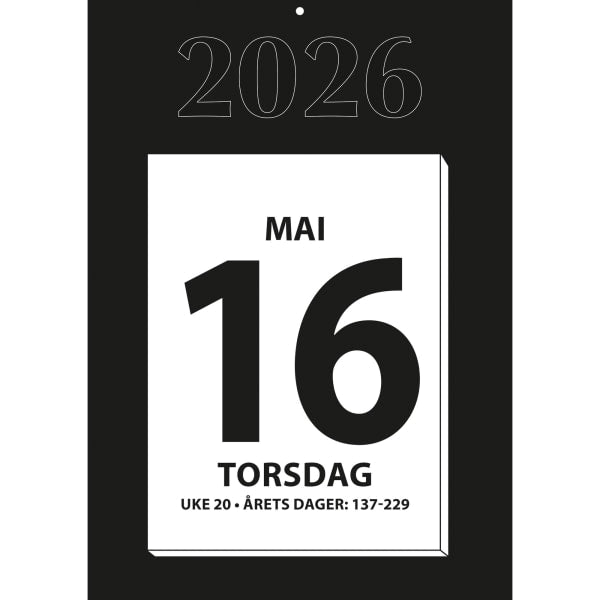 Kjempekalender stor 2026