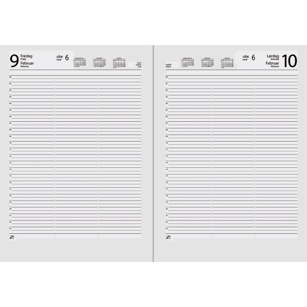 Natt&Dag innbundet sort 2026