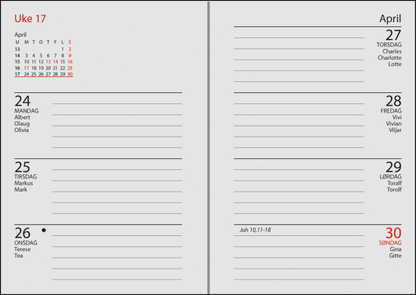 Primo im.skinn rød 2026