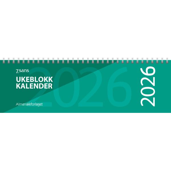 Ukeblokk spiral 2026