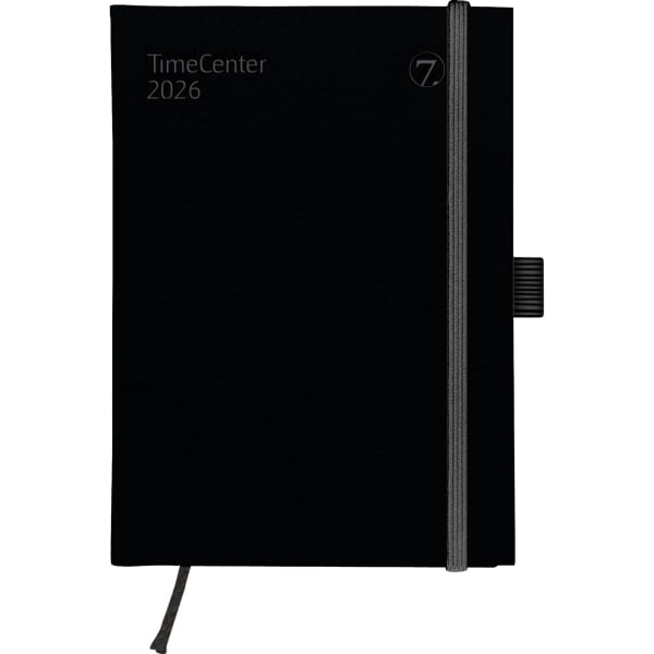 TimeCenter A5 im.skinn sort 2026