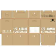 Flyttekasse 1/2 kombi