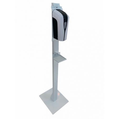 Gulvstativ for skumsåpe/desinf. hvit