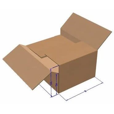 Pappkasse Std A4 30,5x21,5x16cm