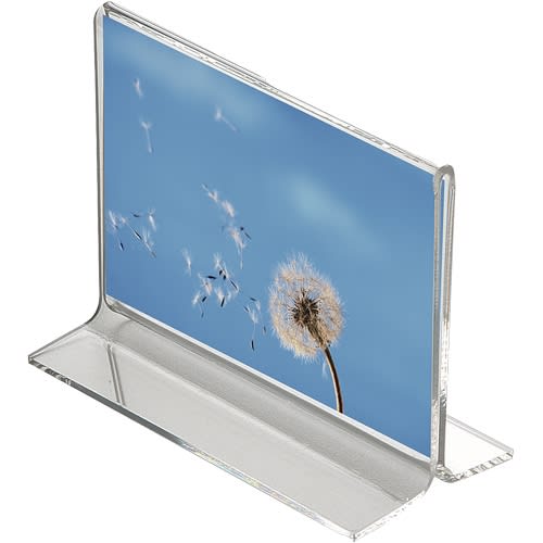 Brosjyre-/menyholder T A4 Liggende