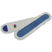 Mopp mikro blå/hvit lomme 60cm