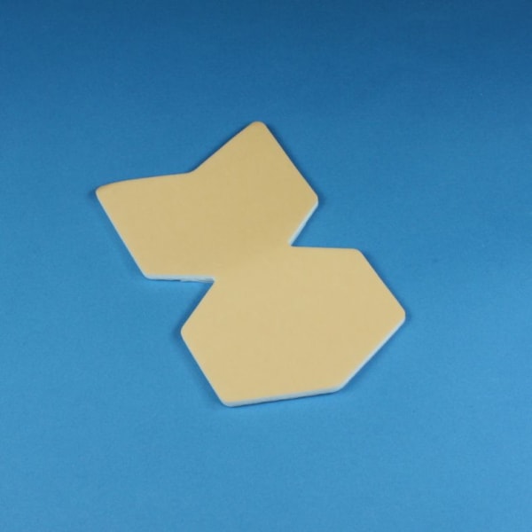 Bandasje skum silikon hæl 12x19cm