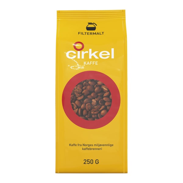 Kaffe Cirkel filtermalt 250g