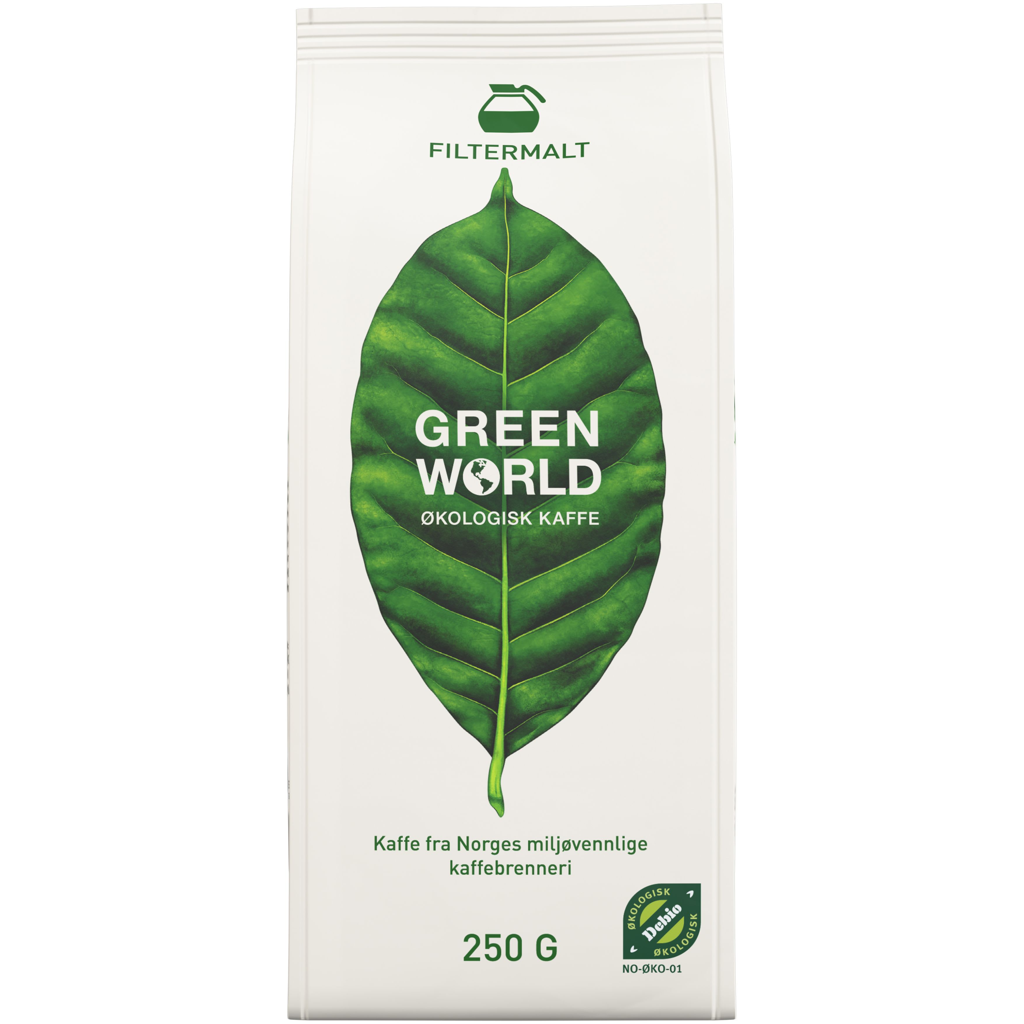 Kaffe Green World øko. filtermalt 250g