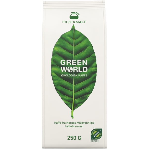Kaffe Green World øko. filtermalt 250g