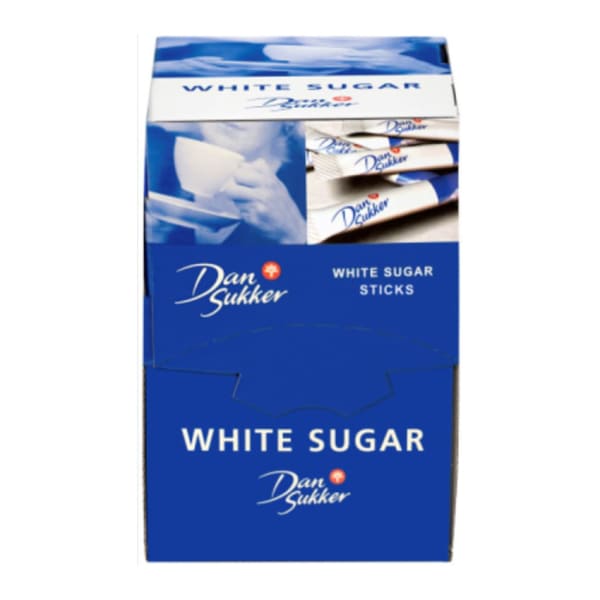 Sukkersticks hvitt 4gr displayboks