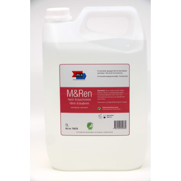 Hånd- og dusjsåpe M&Ren med parfyme 5l