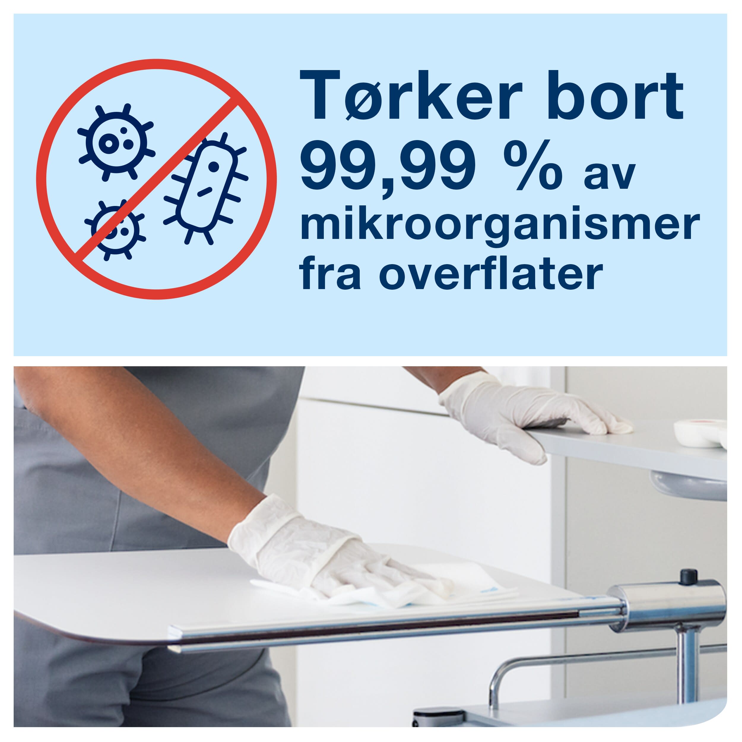 Tork Engangsklut Mikrofiber 29,5x34cm 320 stk