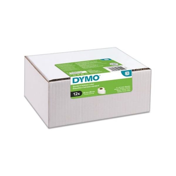 Adresseetikett hvit 28mmx89mm økonomi