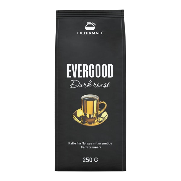 Kaffe Evergood darkroast filter 250 gr