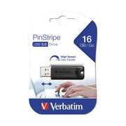 USB 3.0 minne Verbatim PinStripe 16GB