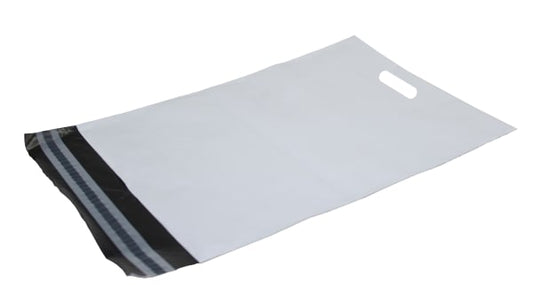 Postordrepose 340x490mm m/håndtak hvit