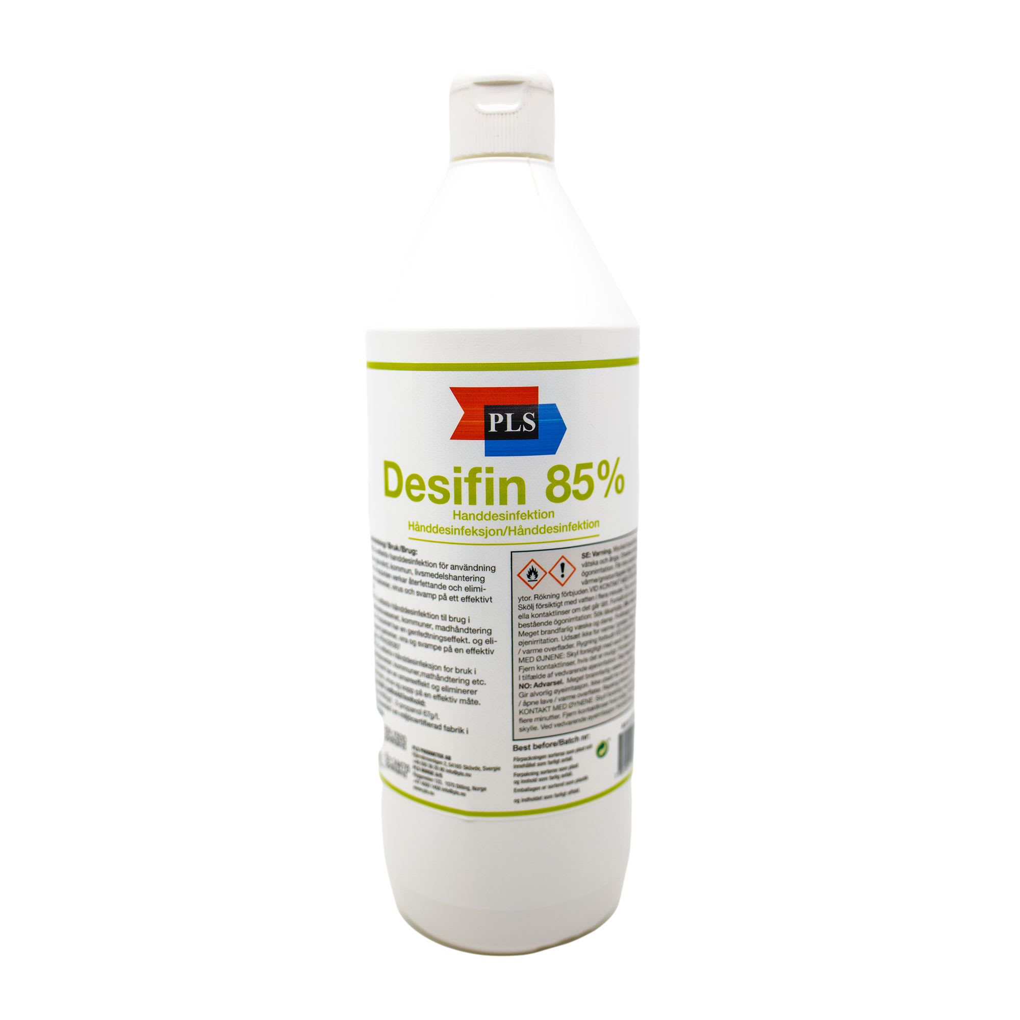 Desinfeksjon hånd PLS Desifin 85% 1l