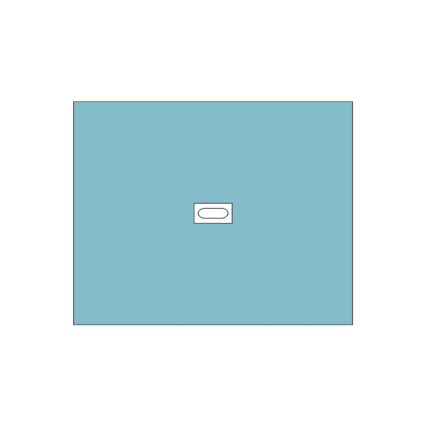 Oppdekking Hullduk m/lim 50x60cm